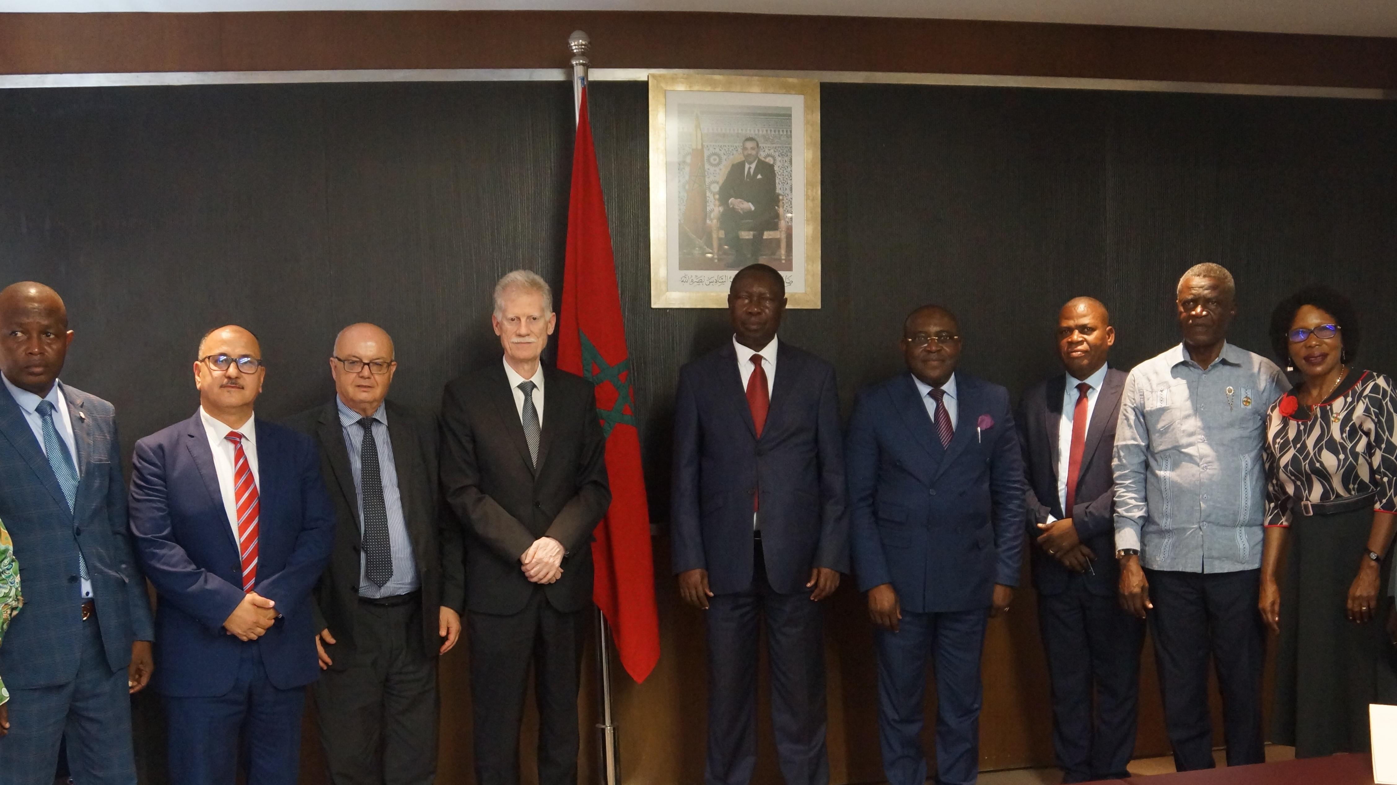 Une délégation de la république centrafricaine reçu à la Direction Générale des Collectivités Territoriales  