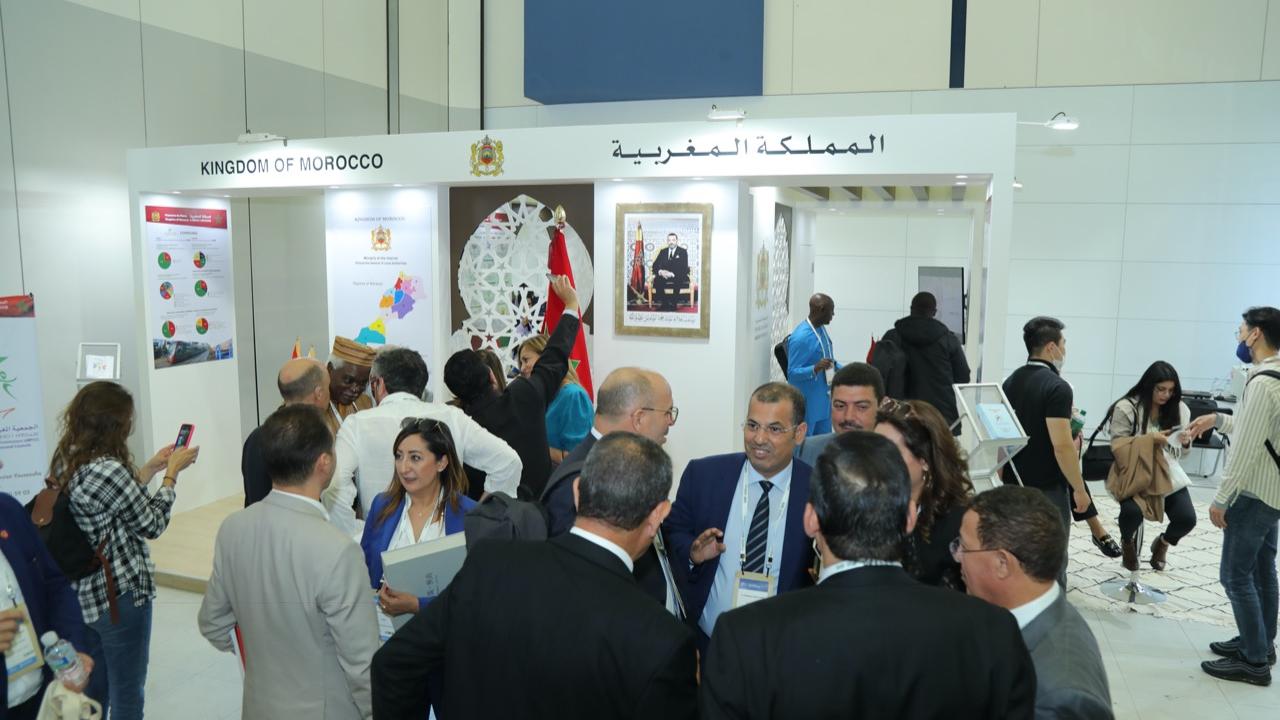 القمة السابعة للمؤتمر الدولي للقادة المحليين والجهويين: زيارة وفود كبيرة لجناح المغرب