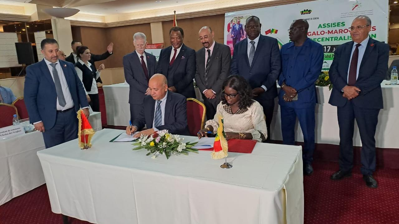 30 conventions-cadres ont été signées entre les collectivités territoriales Marocaines et leurs homologues du Sénégal